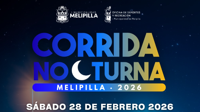 Se agotó el segundo periodo de inscripciones para la Corrida Nocturna Melipilla 2026