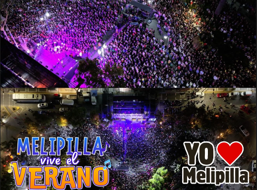 Festival de Verano “Melipilla Vive el Verano 2026” arrancó con gran éxito